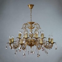 Подвесная люстра Ambiente Alicante 8888/8+8 AB Tear drop Подвесная люстра Ambiente Alicante 8888/8+8 AB Tear drop