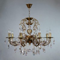 Подвесная люстра Ambiente Alicante 8888/8 PB Tear drop Подвесная люстра Ambiente Alicante 8888/8 PB Tear drop