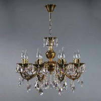 Подвесная люстра Ambiente Aria 8818/8 PB Tear drop Подвесная люстра Ambiente Aria 8818/8 PB Tear drop