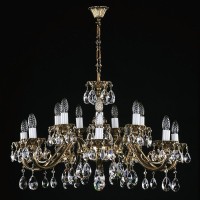 Подвесная люстра Artglass VIktorie Brass Antique CE