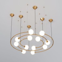 Подвесная люстра Bogates Brook 359/12 латунь Подвесная люстра Bogates Brook 359/12 латунь