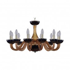 Подвесная люстра Bohemia Ivele 1308/12/240 G Am/Amber-Blue/H-1K