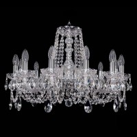 Подвесная люстра Bohemia Ivele 1402/12/240 Ni Подвесная люстра Bohemia Ivele 1402/12/240 Ni