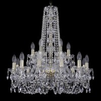 Подвесная люстра Bohemia Ivele 1402/12+6/240/h-75 G Подвесная люстра Bohemia Ivele 1402/12+6/240/h-75 G