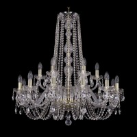 Подвесная люстра Bohemia Ivele 1402/12+6/300/h-90 G Подвесная люстра Bohemia Ivele 1402/12+6/300/h-90 G