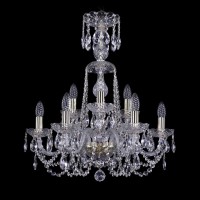 Подвесная люстра Bohemia Ivele 1402/6+3/195/XL-64 G Подвесная люстра Bohemia Ivele 1402/6+3/195/XL-64 G
