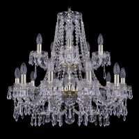 Подвесная люстра Bohemia Ivele 1403/10+5/240/2d G Подвесная люстра Bohemia Ivele 1403/10+5/240/2d G