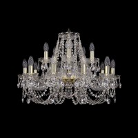 Подвесная люстра Bohemia Ivele 1406/10+5/240 G Подвесная люстра Bohemia Ivele 1406/10+5/240 G