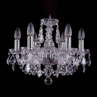 Подвесная люстра Bohemia Ivele 1406/6/141 Ni Leafs Подвесная люстра Bohemia Ivele 1406/6/141 Ni Leafs