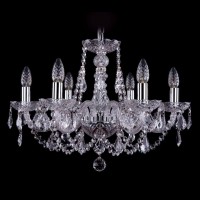 Подвесная люстра Bohemia Ivele 1406/6/195 Ni Leafs Подвесная люстра Bohemia Ivele 1406/6/195 Ni Leafs