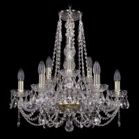 Подвесная люстра Bohemia Ivele 1406/6+3/195/h-58 G Подвесная люстра Bohemia Ivele 1406/6+3/195/h-58 G