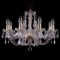 Подвесная люстра Bohemia Ivele 1406/8/195 G Leafs Подвесная люстра Bohemia Ivele 1406/8/195 G Leafs