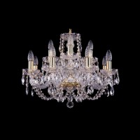 Подвесная люстра Bohemia Ivele 1406/8+4/195 G Подвесная люстра Bohemia Ivele 1406/8+4/195 G