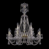 Подвесная люстра Bohemia Ivele 1406/8+4/240/XL-78 G Подвесная люстра Bohemia Ivele 1406/8+4/240/XL-78 G