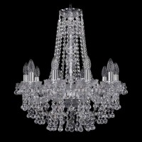 Подвесная люстра Bohemia Ivele 1409/10/195/h-63 Ni Подвесная люстра Bohemia Ivele 1409/10/195/h-63 Ni