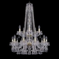 Подвесная люстра Bohemia Ivele 1409/10+5/240/h-91/2d G Подвесная люстра Bohemia Ivele 1409/10+5/240/h-91/2d G