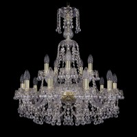 Подвесная люстра Bohemia Ivele 1409/10+5/240/XL-77 G Подвесная люстра Bohemia Ivele 1409/10+5/240/XL-77 G