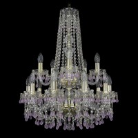 Подвесная люстра Bohemia Ivele 1410/10+5/195/h-74/2d G V7010 Подвесная люстра Bohemia Ivele 1410/10+5/195/h-74/2d G V7010