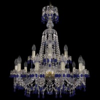 Подвесная люстра Bohemia Ivele 1410/10+5/240/XL-80 G V3001