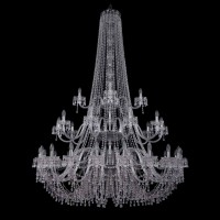 Подвесная люстра Bohemia Ivele 1410/20+10+5/530/h-200/3d Ni V0300