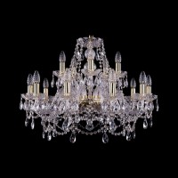 Подвесная люстра Bohemia Ivele 1411/10+5/240 G Подвесная люстра Bohemia Ivele 1411/10+5/240 G