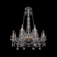 Подвесная люстра Bohemia Ivele 1411/8+4/240/h-83 G Подвесная люстра Bohemia Ivele 1411/8+4/240/h-83 G