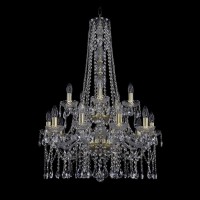 Подвесная люстра Bohemia Ivele 1413/10+5/220/h-92/2d G Подвесная люстра Bohemia Ivele 1413/10+5/220/h-92/2d G