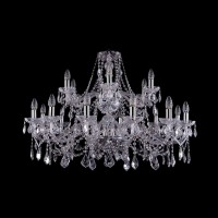 Подвесная люстра Bohemia Ivele 1413/12+6/360/2d Ni Leafs Подвесная люстра Bohemia Ivele 1413/12+6/360/2d Ni Leafs