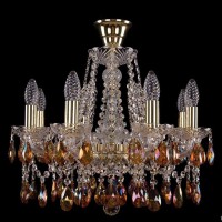 Подвесная люстра Bohemia Ivele 1413/8/165 G K711 Подвесная люстра Bohemia Ivele 1413/8/165 G K711