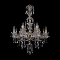 Подвесная люстра Bohemia Ivele 1415/8+4/220/XL-86 G Подвесная люстра Bohemia Ivele 1415/8+4/220/XL-86 G