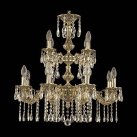 Подвесная люстра Bohemia Ivele 71102/8+4/210/2d A GB Подвесная люстра Bohemia Ivele 71102/8+4/210/2d A GB