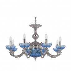 Подвесная люстра Bohemia Ivele 72209P/8/210 Ni P Aquamarine/M-1F