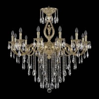 Подвесная люстра Bohemia Ivele 72401/12/360 B G FA10B Подвесная люстра Bohemia Ivele 72401/12/360 B G FA10B