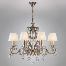 Подвесная люстра Eurosvet 1448/8 античная бронза Strotskis