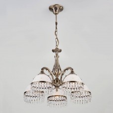 Подвесная люстра Eurosvet 22823/5 античная бронза