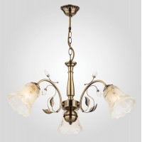 Подвесная люстра Eurosvet 30009/3 античная бронза Подвесная люстра Eurosvet 30009/3 античная бронза