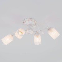 Подвесная люстра Eurosvet 30053/4 белый с золотом Подвесная люстра Eurosvet 30053/4 белый с золотом