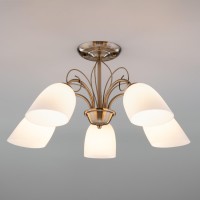 Подвесная люстра Eurosvet 30107/5 античная бронза Подвесная люстра Eurosvet 30107/5 античная бронза