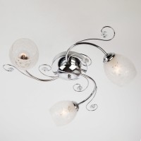 Подвесная люстра Eurosvet 9677/3 хром Подвесная люстра Eurosvet 9677/3 хром