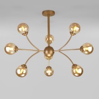 Подвесная люстра Eurosvet Astro 30179 матовое золото Подвесная люстра Eurosvet Astro 30179 матовое золото