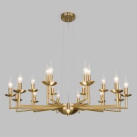 Подвесная люстра Eurosvet Cariso 60150/18 латунь Подвесная люстра Eurosvet Cariso 60150/18 латунь