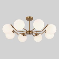 Подвесная люстра Eurosvet Frost 70154/8 латунь Подвесная люстра Eurosvet Frost 70154/8 латунь