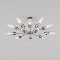 Подвесная люстра Eurosvet Thalia 60140/12 сатин-никель Подвесная люстра Eurosvet Thalia 60140/12 сатин-никель