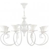 Подвесная люстра Freya Fabre FR2001-PL-08-W Подвесная люстра Freya Fabre FR2001-PL-08-W