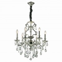 Подвесная люстра Ideal Lux Gioconda SP6 Argento 044927 Подвесная люстра Ideal Lux Gioconda SP6 Argento 044927