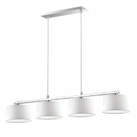 Подвесная люстра Ideal Lux Hilton SP4 Linear Bianco 075495 Подвесная люстра Ideal Lux Hilton SP4 Linear Bianco 075495