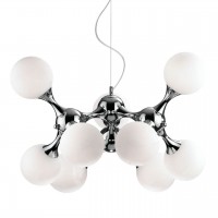 Подвесная люстра Ideal Lux Nodi Sp9 Bianco 082059 Подвесная люстра Ideal Lux Nodi Sp9 Bianco 082059