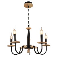 Подвесная люстра IMEX KL.4634-5-P BK Подвесная люстра IMEX KL.4634-5-P BK