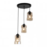 Подвесная люстра IMEX MD.8809-3-P BK Подвесная люстра IMEX MD.8809-3-P BK