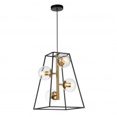 Подвесная люстра Indigo Faccetta 13005/A/4P Black V000106